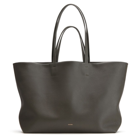 Cuyana Bags Cuyana Classic Easy Tote Pebbled Black Leather New In